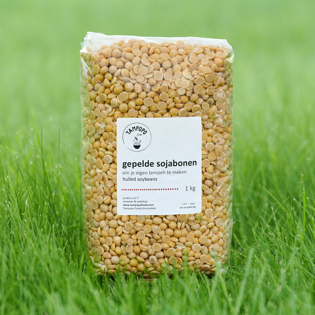 Hulled Yellow Soy Beans for Tempeh *