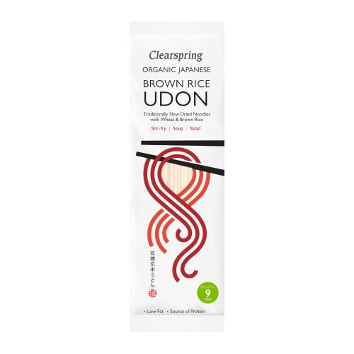 Brown Rice Udon, Semi Wholewheat Noodles with Brown Rice 8%, JP *