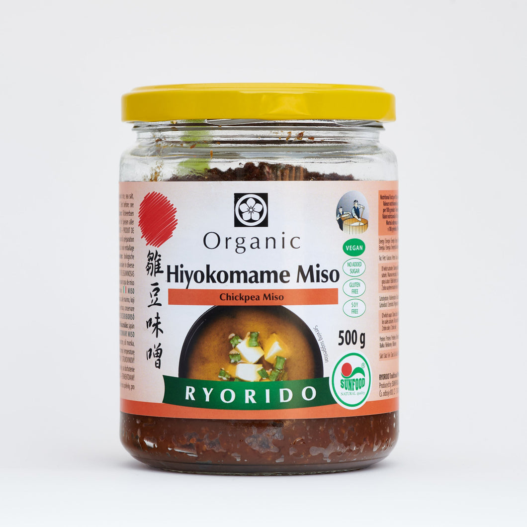 Chickpea Miso Hiyokomame, Unpasteurized, 12 Months Fermented, Made in Europe *