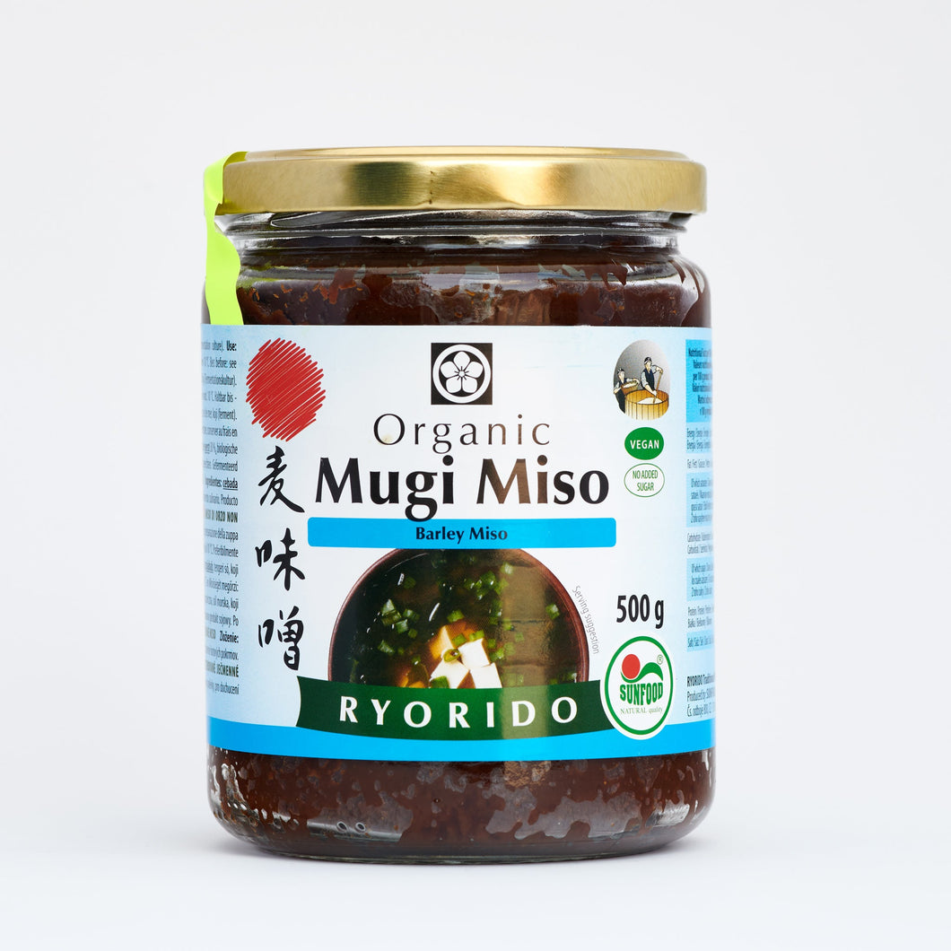 Barley Miso Mugi, Unpasteurized, 18 Months Fermented, Made in Europe *