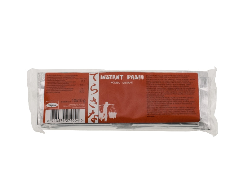 Instant Dashi Bouillon Kombu Shiitake, Powder, 10 Bags