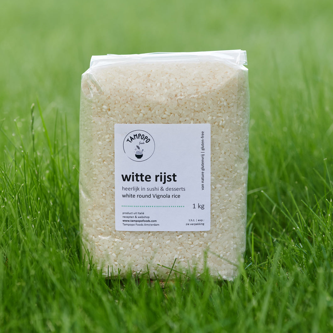 Riso Vignola, Italian White Rice Round, For Sushi and Desserts *