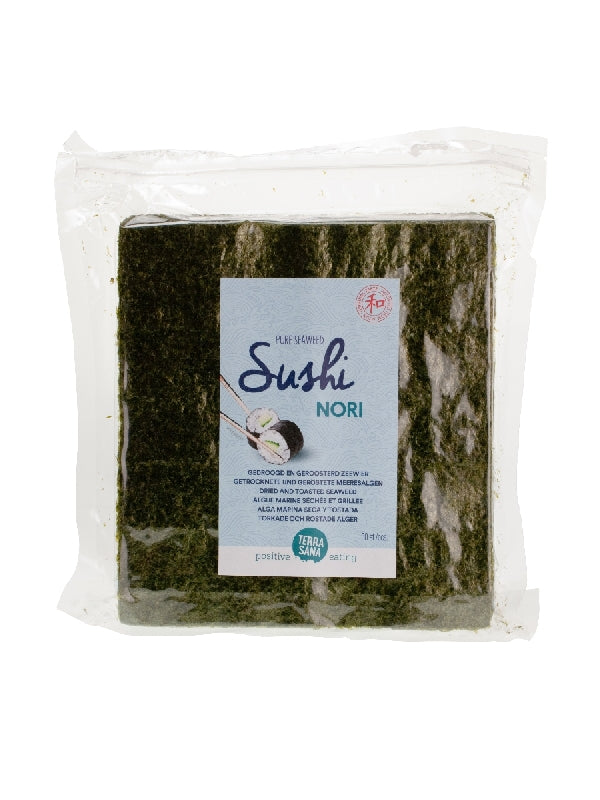 Sushi Nori Roasted, 50 Full Sheets, Ise Japan